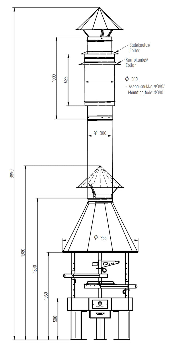 Carelia Grill 9K-80 Matala Premium