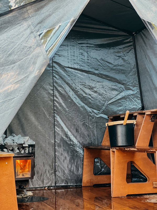 Telttasaana 2 hengen laudepaketti