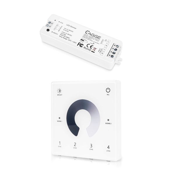 AGGE LED-nauhan kaukosäädin & ohjausyksikkö
